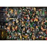 Collection of Corinthian football figures to include Large (some in bubble packing) (100) plus