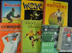 Collection of Football Books to include Soccer, One Hundred Caps and All That (Billy Wright 1962),