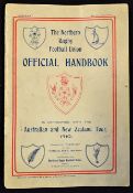 1910 The Northern Rugby Football Union Official Handbook in connection with the Australian and New