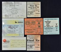 Selection of football tickets, Everton content, to include 1966, 1968 and 1989 FA Cup Finals.