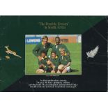 1984 South Africa and New Zealand rugby brochure titled The Possible Dream in South Africa" - superb