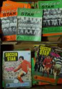 Comprehensive collection of Soccer Star magazines from 1960 to 1969 containing footballer stories,