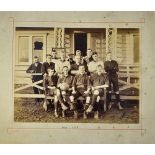 1895-96 Plymouth Argyle Photograph in black and white mounted, measures 46 x35cm approx.