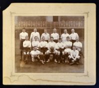 1899 North of England rugby team photograph - v The South of England played at Bristol laid down