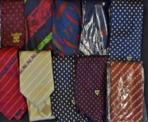 Collection of Official FA Premier league members presentation neck ties to include limited edition