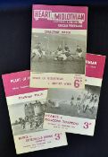 Selection of Hearts challenge match home football programmes v 1953/1954 Admira Wien, 1962/1963