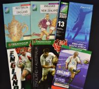 Collection of England Rugby World Cup and other programmes from 1991 onwards - 2x '91 RWC World