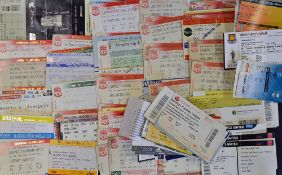 Collection of Liverpool football match tickets predominantly 2000s onwards with big match issues,