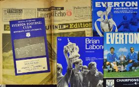 Everton 1963 Champions Official Brochure (complete season stats, player printed autographs), Everton