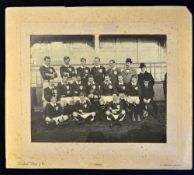 Scarce 1898 Ireland Rugby Team photograph - played at Richmond on 5 February with Ireland winning