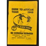 1949 New Zealand All Blacks rugby tour to South Africa Tour Guide - titled 'Guide to African Tour