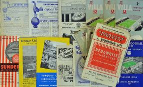 Collection of Aston Villa and Birmingham City football programmes 1951/52 to 1955/56. Aston Villa,