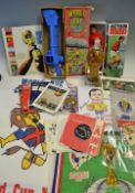 1966 World Cup Ephemera to include World Cup Willie 45rpm record by Donegan x3, The World Cup