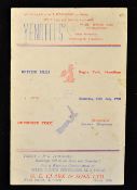 Scarce 1950 British Lions v Combined Waikato, King Country, Thames Valley rugby programme - played