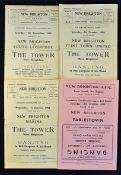 New Brighton in the Lancashire Combination Cup home football programmes 1957/1958 Earlestown, 1958/