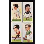 Rugby Cigarette Trade Cards - complete set of "Rugby International" 50/50 issued in 1929 by W.D &H.