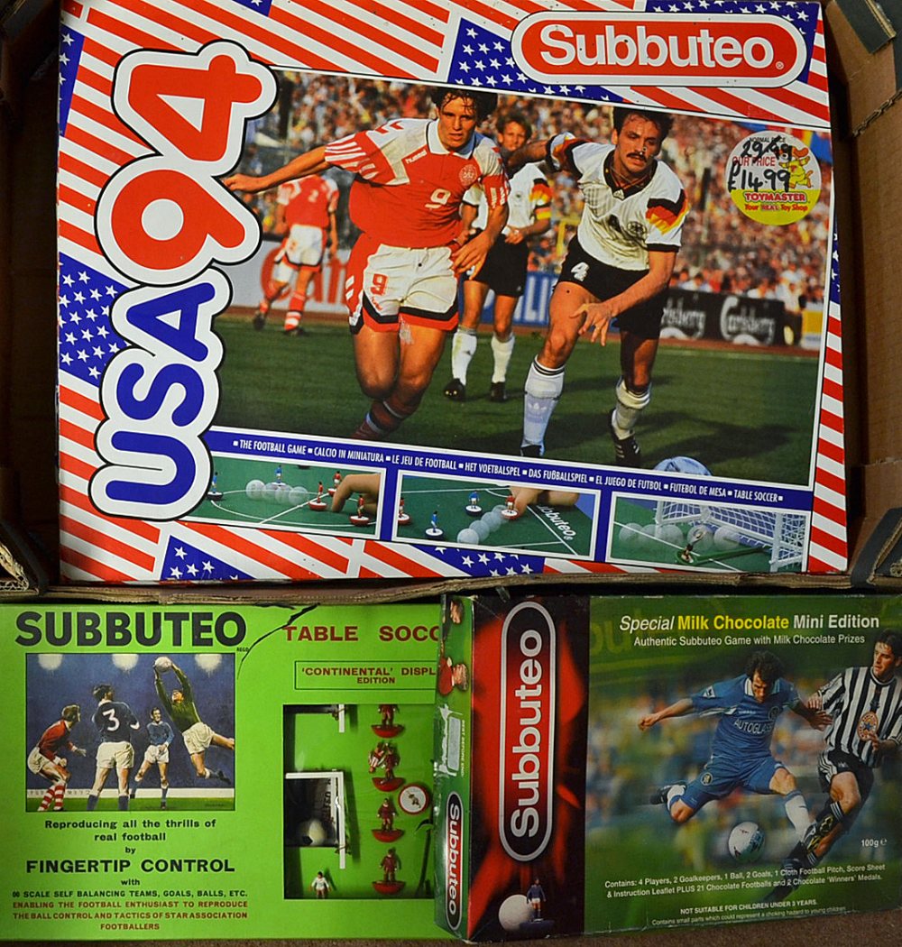 Selection of Subbuteo games Club Edition x 2, USA 1994, Continental Display Edition, Special Milk