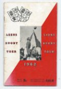 1962 British Lions rugby tour to South Africa tour brochure - published in South Africa c/w
