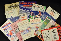 Collection of 1950's Rugby League Challenge Cup Final programmes and others to incl 1951 (c/w song