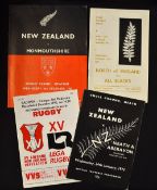 4x 1960/70's New Zealand All Blacks UK rugby tour programmes to include versus North of England'