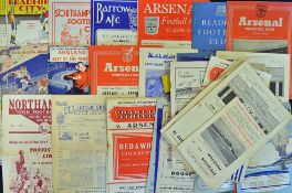 Selection of 1950's league club football programmes varied selection and worth sorting through. (65)