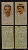 1896 Wills's Cricket Cigarette Cards including English players a set of 29, inspection