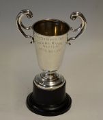 1963 Chilwell Manor Golf Club silver trophy - for The Sheriff's Cup and won by Mr D Judson - overall