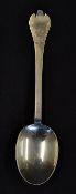 1925 Royal Cinque Port Golf Club large Britannia silver spoon - engraved on the back C.S BIGNOLD