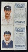 1908 Wills's 'Cricketers' Cigarette Cards a set of 25 English players, all appear in good, clean