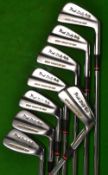 Fine set of Fred Daly "Open Champion 1947" irons made by John Letters fully refurbished heads and