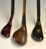 2x Classic scare head putters to incl Golf Classics Millennium maple laminate and Aberdour Centenary