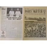 1926 The Daily Sketch Newspaper 'England Win Back The Ashes' Thursday August 19th No.31 a large