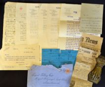 Collection of golf letters and other correspondence from and to C. J. H Tolley from the 1920's