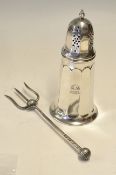 Fine Moor Park Golf Club silver plated sugar sifter - engraved with the Moor Park G C Stage