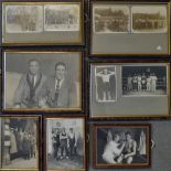 Mixed Selection of Boxing Photographs mostly Sweden 1925 with Harry Drake in various scenes,