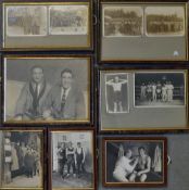 Mixed Selection of Boxing Photographs mostly Sweden 1925 with Harry Drake in various scenes,