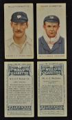1908 Wills's Cricket Cigarette Cards a set of 50 cards 'Cricketers' includes English players,