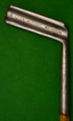 Scarce Hendry and Bishop "The Perwhit" Patent Convex face putter - Pat no. 247116 with clear