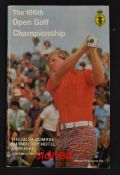 1977 Open Golf Championship official programme signed by the winner Tom Watson - played at Turnberry