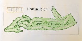 Walton Heath Golf Club - part of the Windsor Handcrafted Collection "Classic Golf Courses" Publ'd