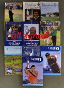 10x signed Open Golf Championship programmes each individually signed by the winner from 1980's
