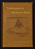 1894 'Tobogganing on Crooked Runs' Book by Harry Gibson 1st edition illustrated, London, Longman,