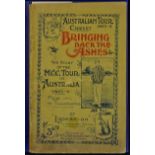 Fine 1903/4 M.C.C. Tour in Australia Publication entitled 'Australian Tour Cricket Bringing Back The