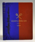 1924 'Racquet & Tennis Club' Book includes some hand written notes (possible committee member),