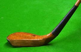 Scarce James Wilson St Andrews stained fruit wood longnose putter c.1850 - showing an early off