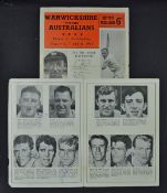 1968 Australian Tour Signed Cricket Programme includes 17 signatures to player profiles internally