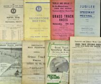 Motor Cycling and Speedway Mixed Programmes includes 1934 Pageant Grass Track Meeting, 1930