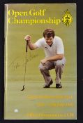 1983 Open Golf Championship official programme signed by the winner Tom Watson-played at Royal