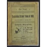 Scarce The Australian Cricket Team of 1893 Booklet by Henry Stanton of 'The Sportsman' containing