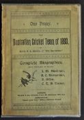 Scarce The Australian Cricket Team of 1893 Booklet by Henry Stanton of 'The Sportsman' containing